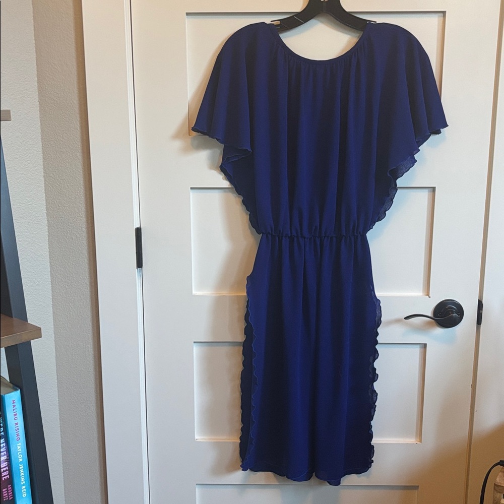 Chic Navy Midi Dress